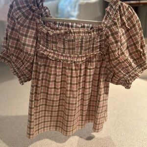 Plaid Doen Women's Top